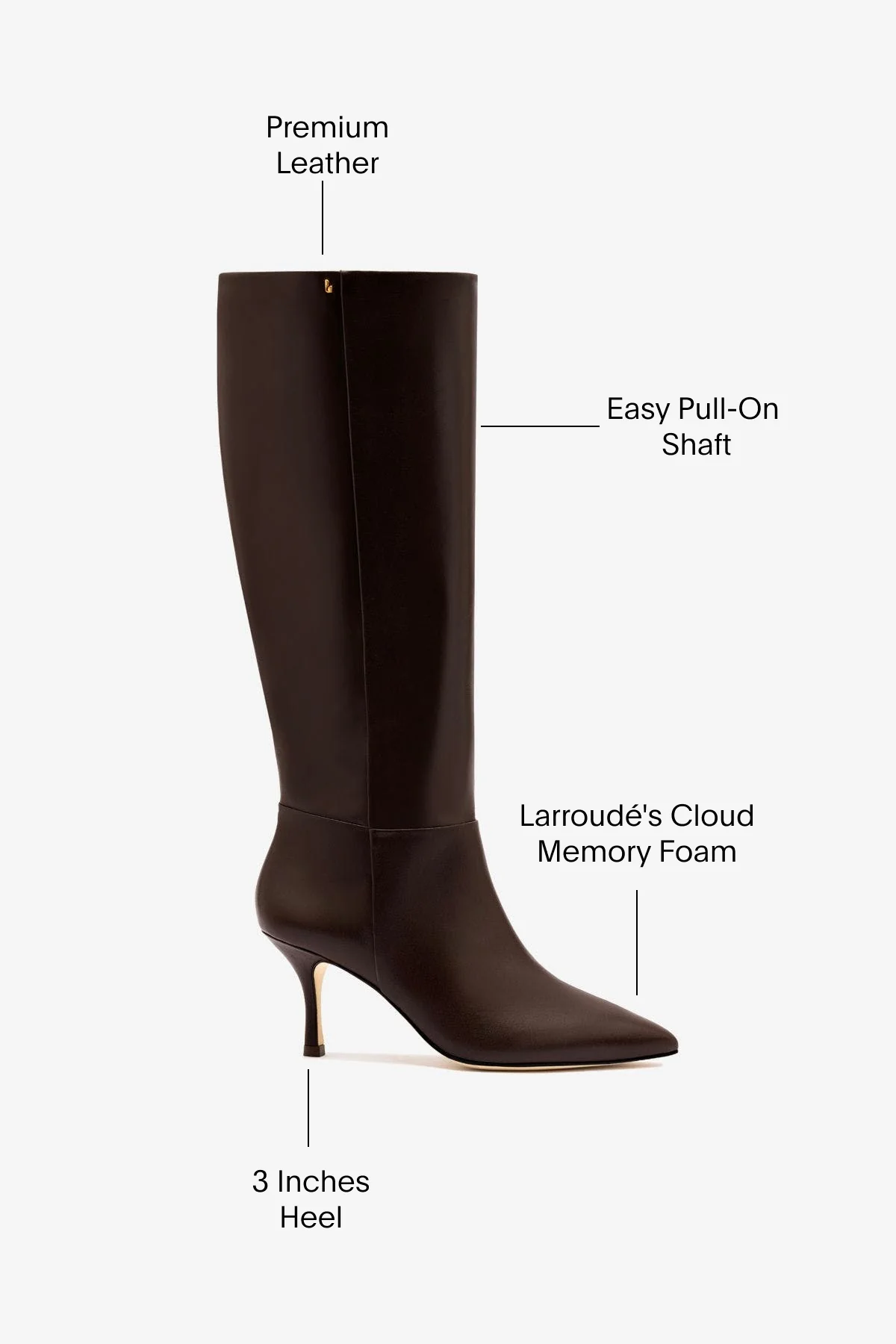Kate Mid Boot In Brown Leather - Image 5