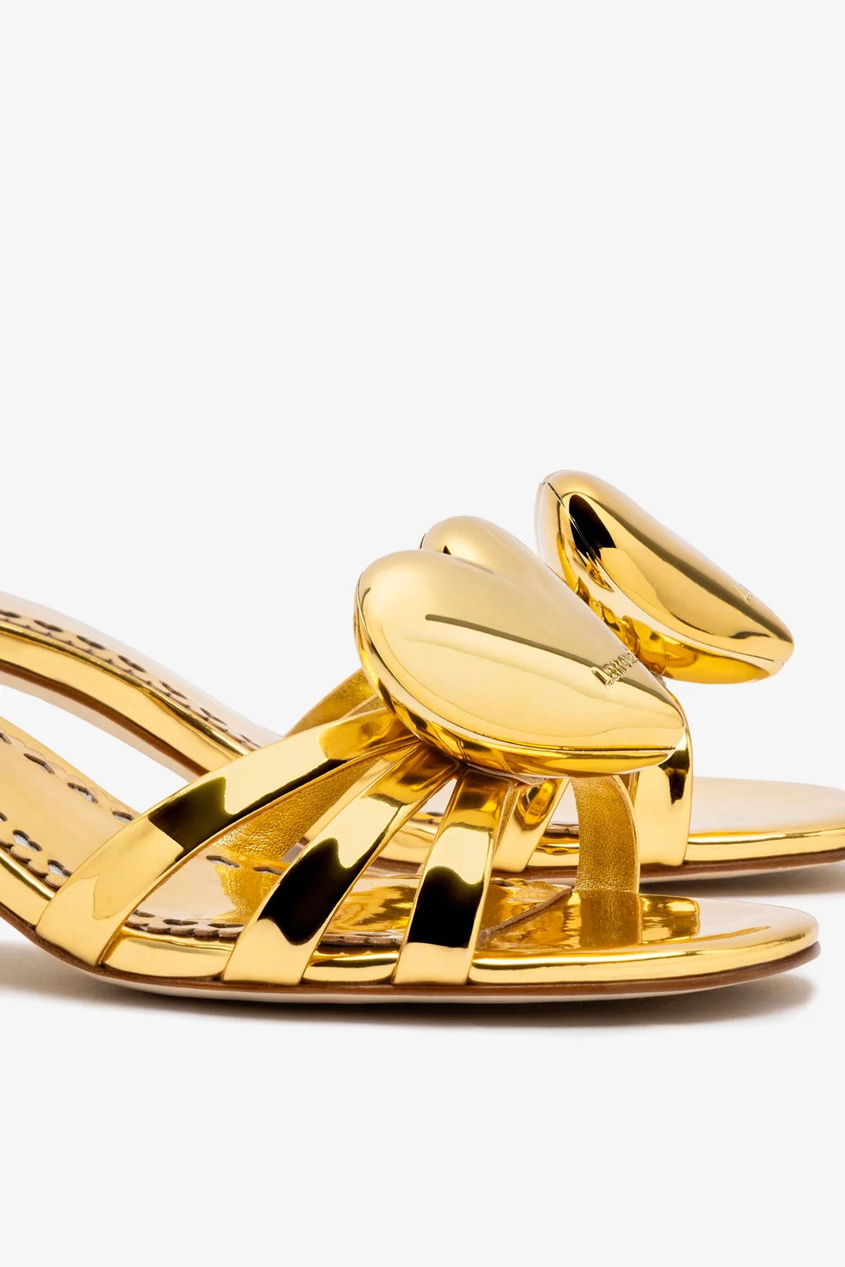 Amore Mule In Gold Specchio - Image 4