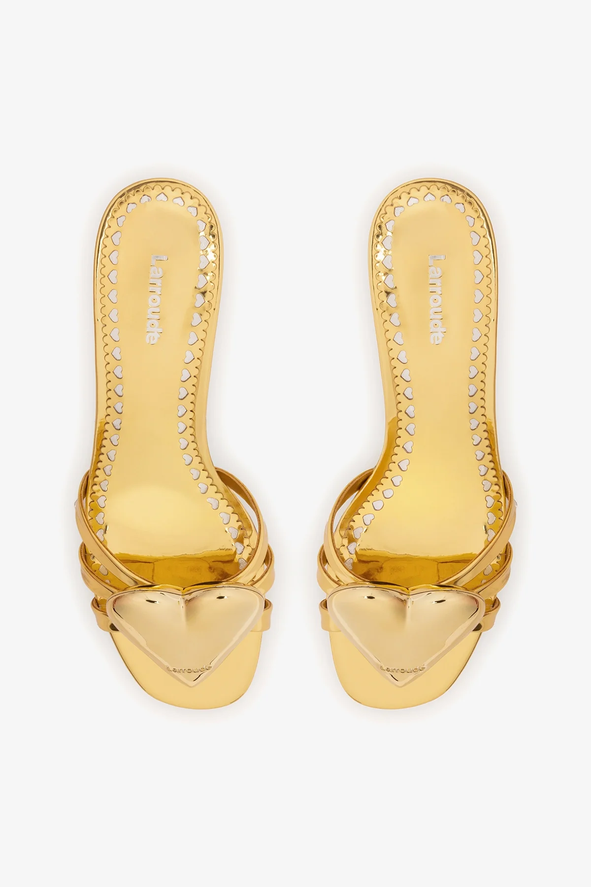 Amore Mule In Gold Specchio - Image 7