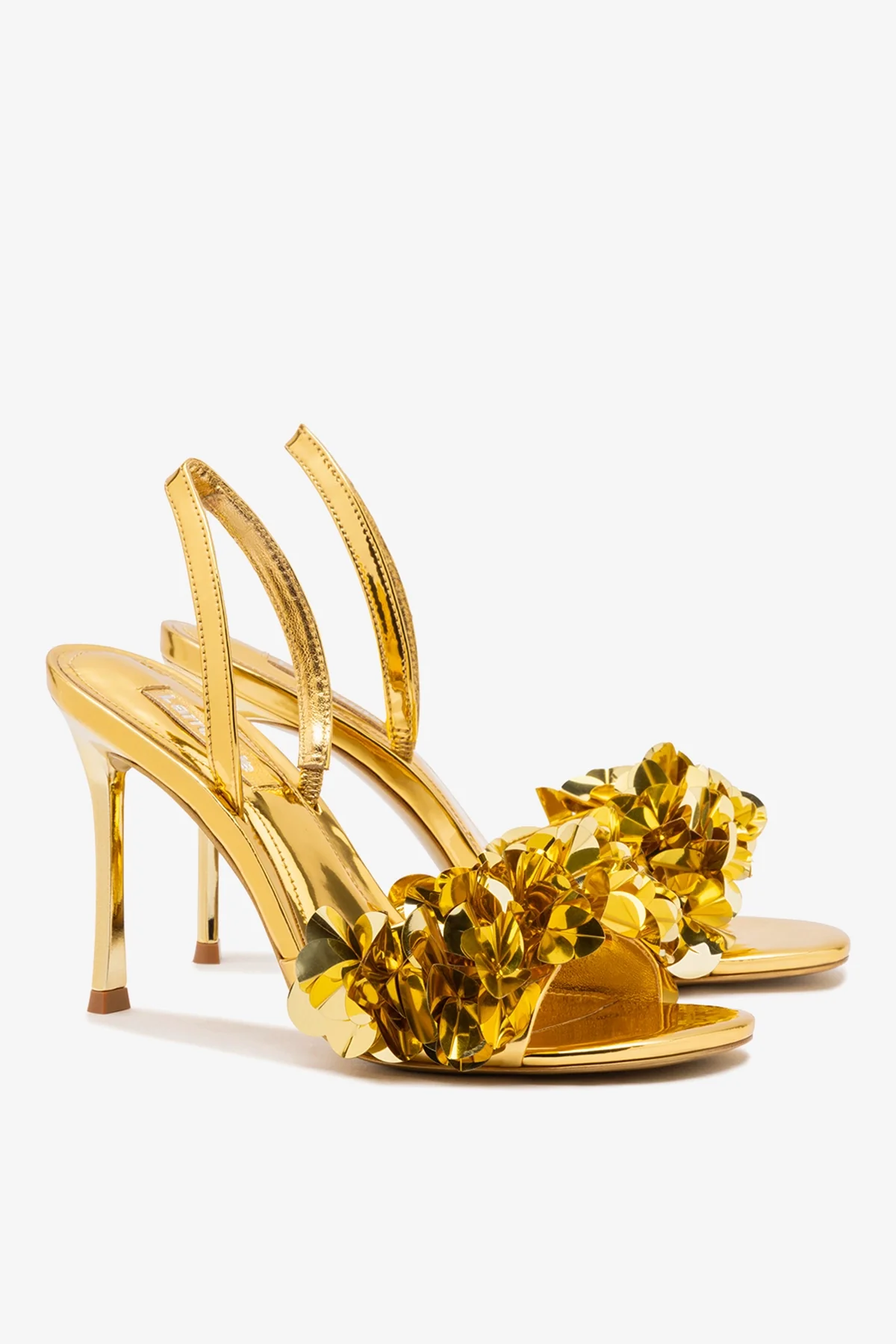 Morgan Sandal In Gold Specchio - Image 3