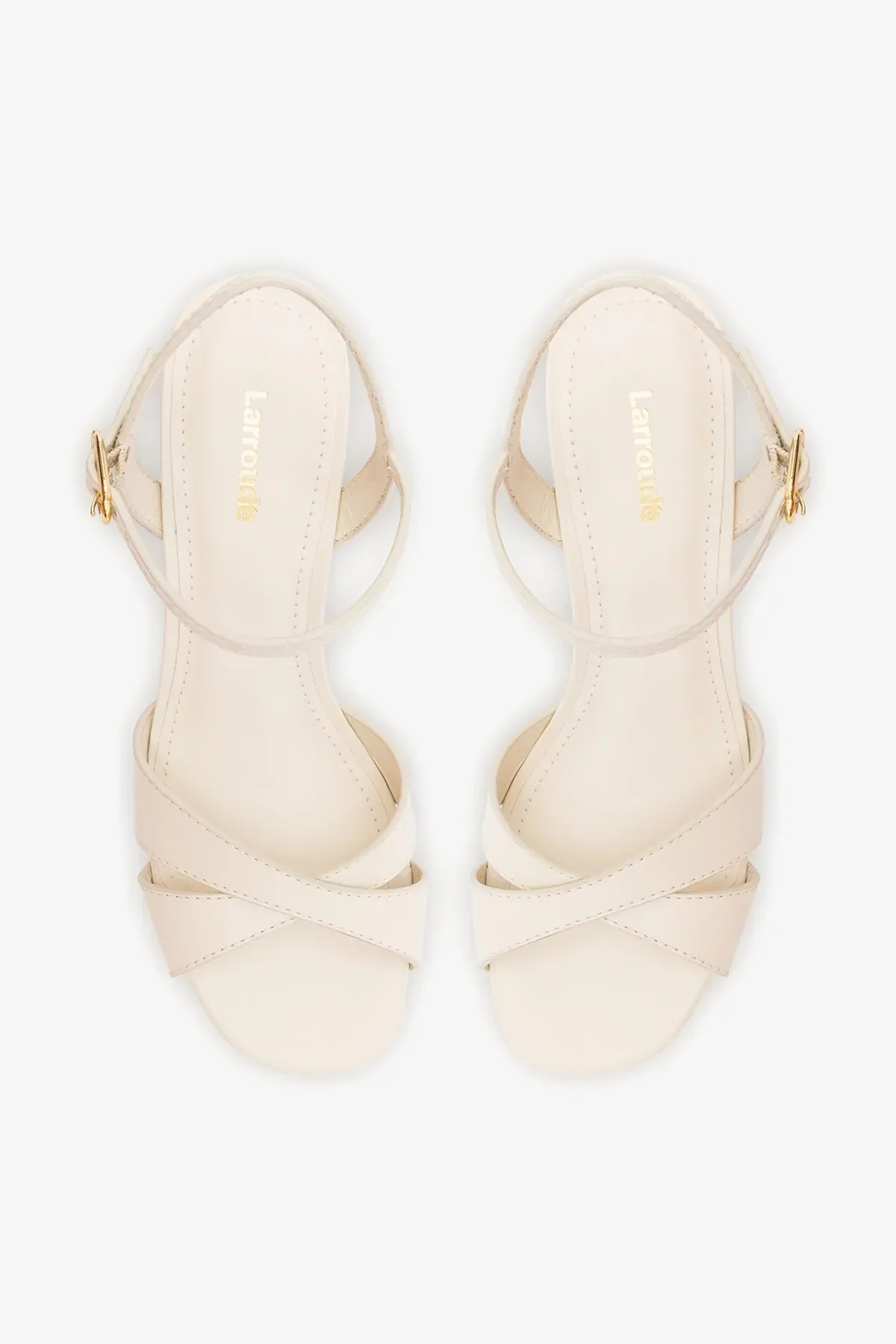 Bianca Low Sandal Ivory Leather - Image 6