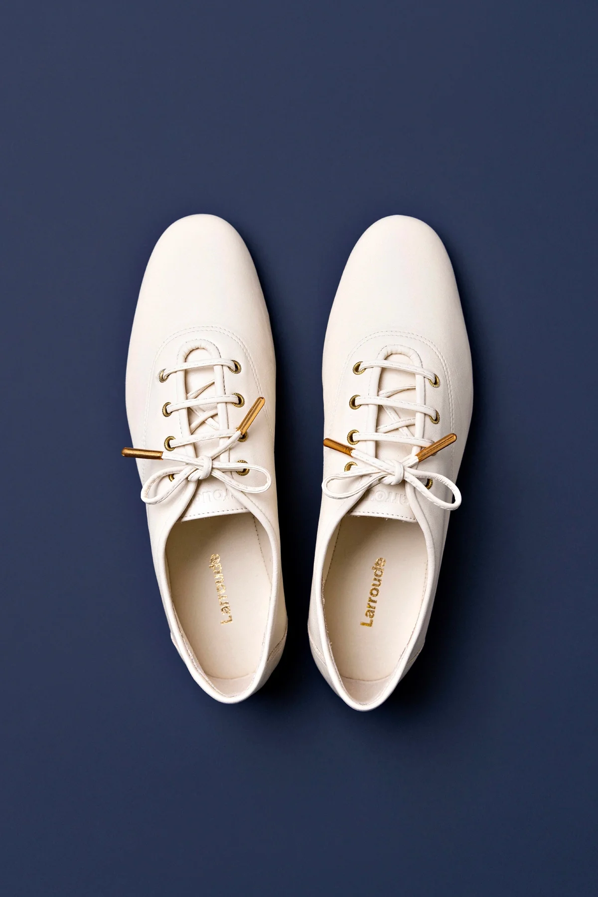 Liza Sneaker In Ivory Leather - Image 2