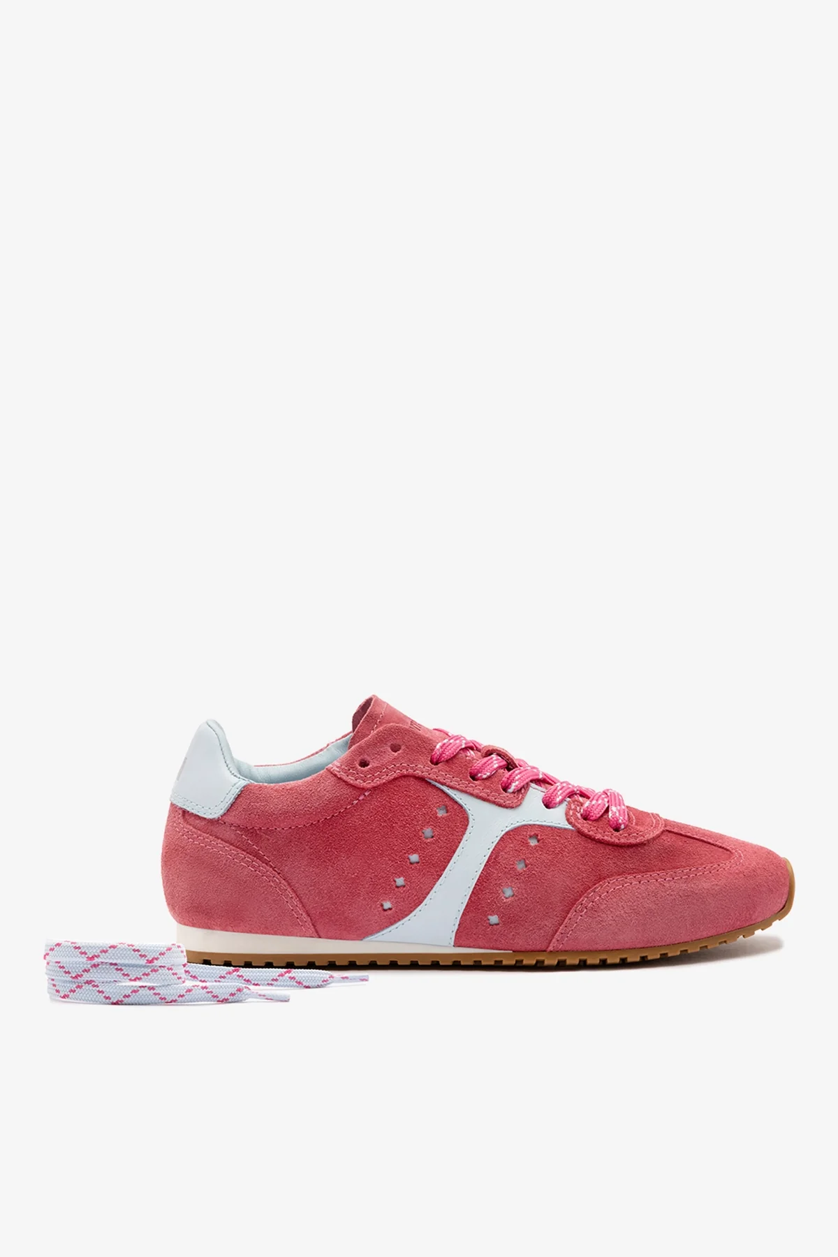Stella Sneaker In Lampone Suede - Image 4