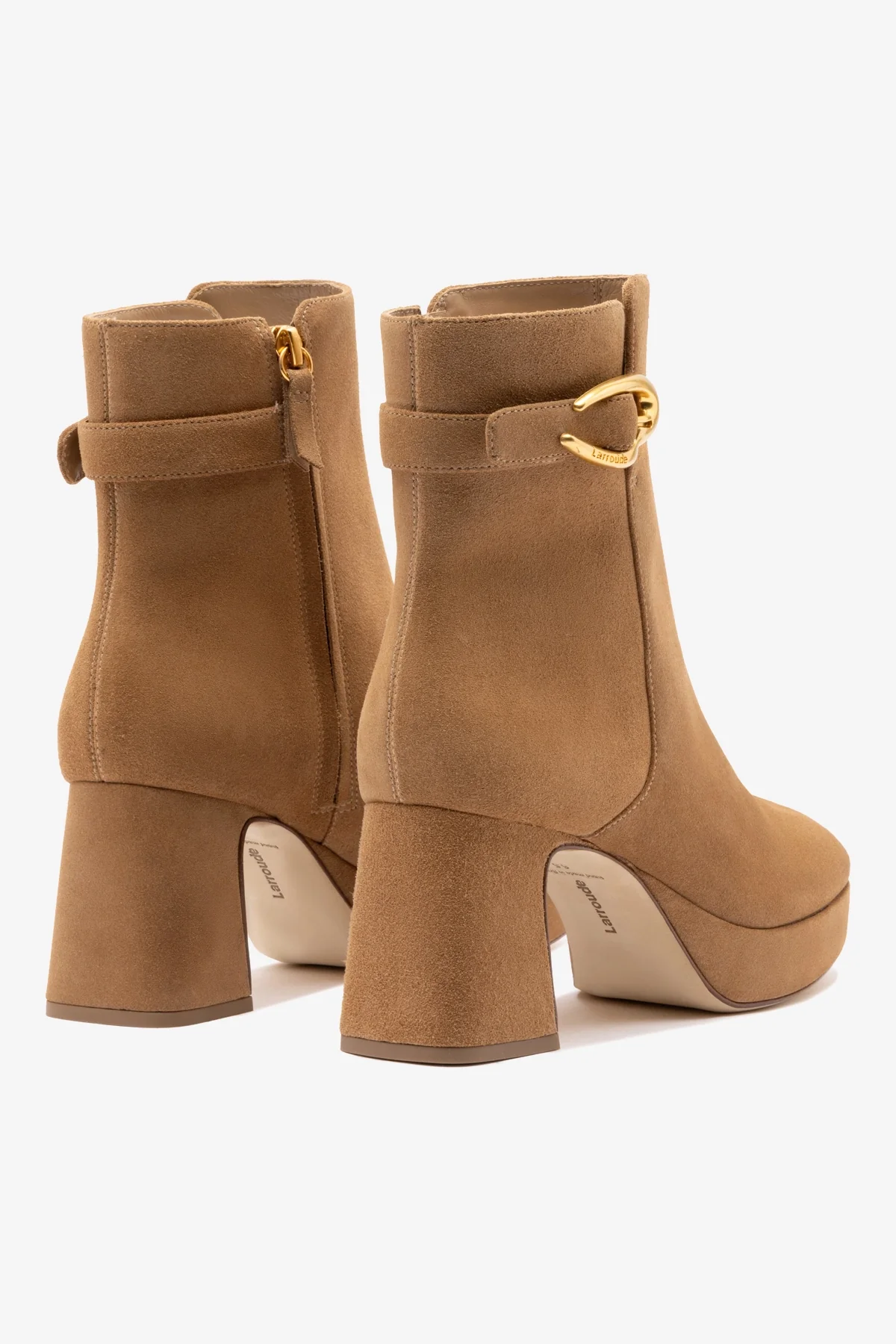 Dolly Verona Low Boot In Peanut Suede - Image 4