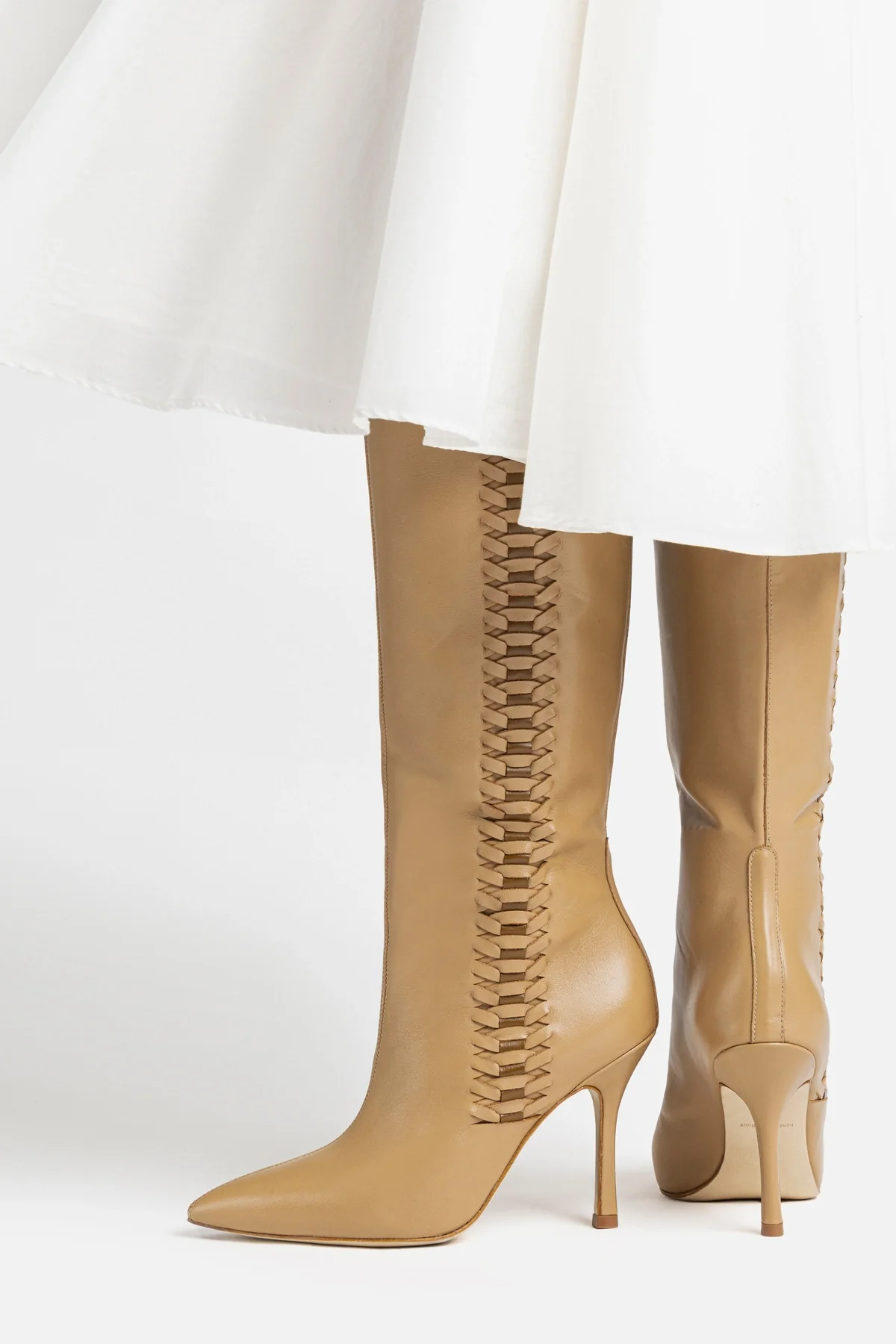 Kate Boot In Peanut Leather - Image 6